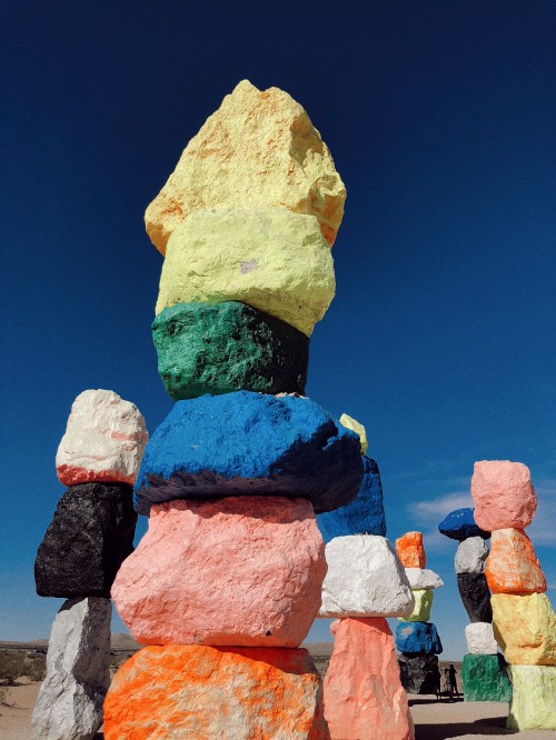 Image las vegas, usa, rock, sculpture, boulder