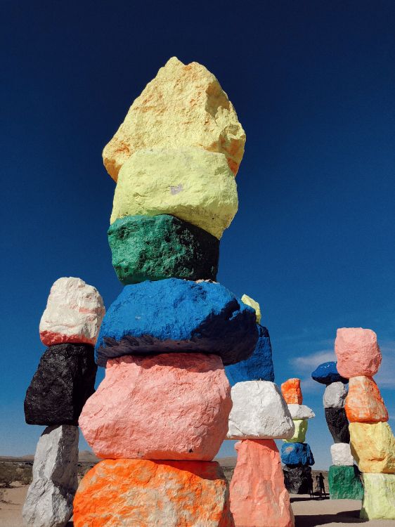 las vegas, usa, rock, sculpture, boulder