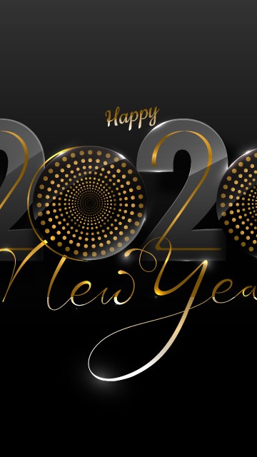 Image new year, digital art, art, gold, entertainment