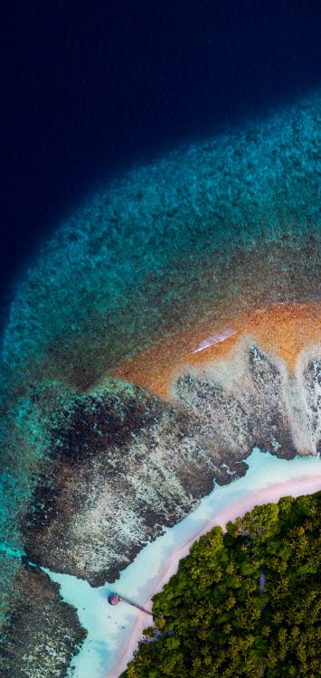 大海, 地球的气氛, 气氛, 性质, Azure 壁纸 1421x3000 允许