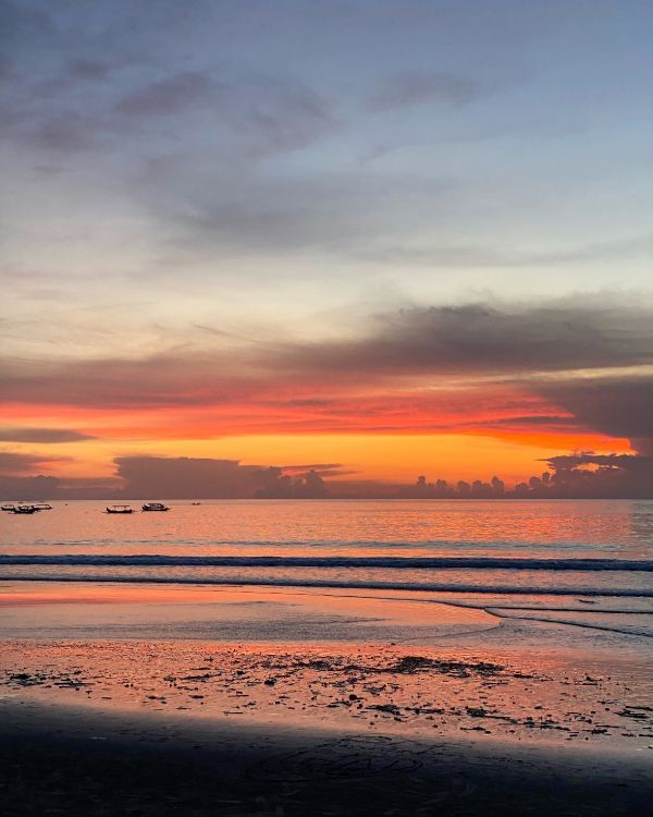 horizon, sunset, water, body of water, fluid