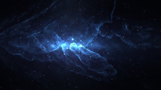 Image white and blue galaxy illustration