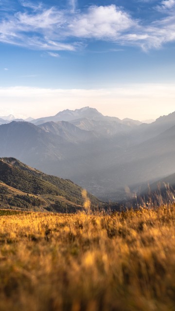Image alps, cloud, mountain, natural landscape, plant
