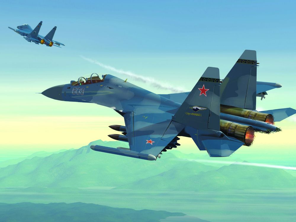 Avión de Combate Negro Volando Sobre Montañas Verdes Durante el Día. Wallpaper in 2048x1536 Resolution