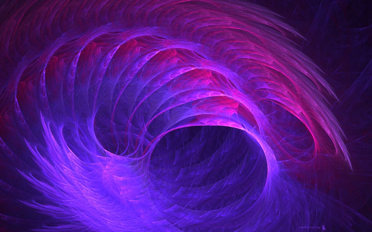 紫色的, 紫罗兰色, 光, 分形技术, 旋涡 壁纸 2560x1600 允许