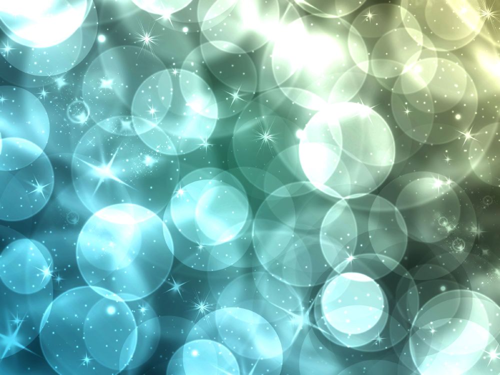 Bokeh de Luz Azul y Blanca. Wallpaper in 3200x2400 Resolution