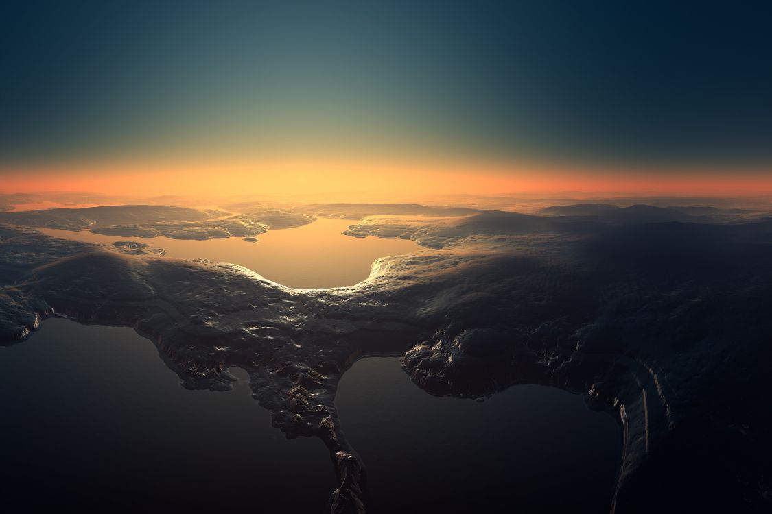 Air, 地平线, 气氛, 日落, 日出 壁纸 6000x4000 允许