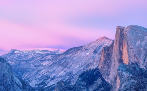 Image Half Dome, El Capitan, mountain, yosemite valley, mountain range