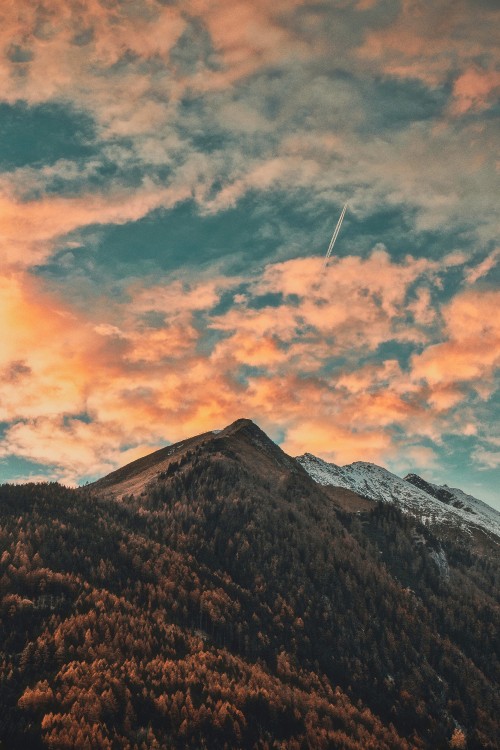 Image nature grey orange, alps, nature, mountain, landscape