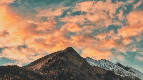 Image nature grey orange, alps, nature, mountain, landscape