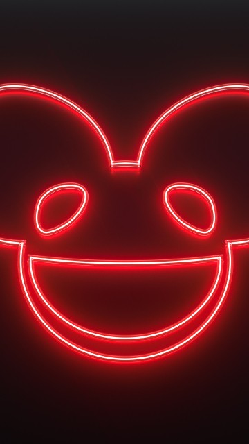 Image red, heart, love, neon, organ