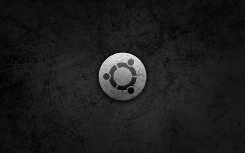 Image black and white round button