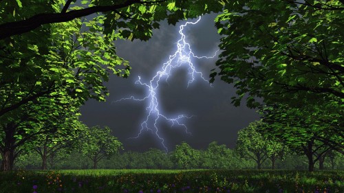 Image thunderstorm, lightning, storm, cloud, thunder