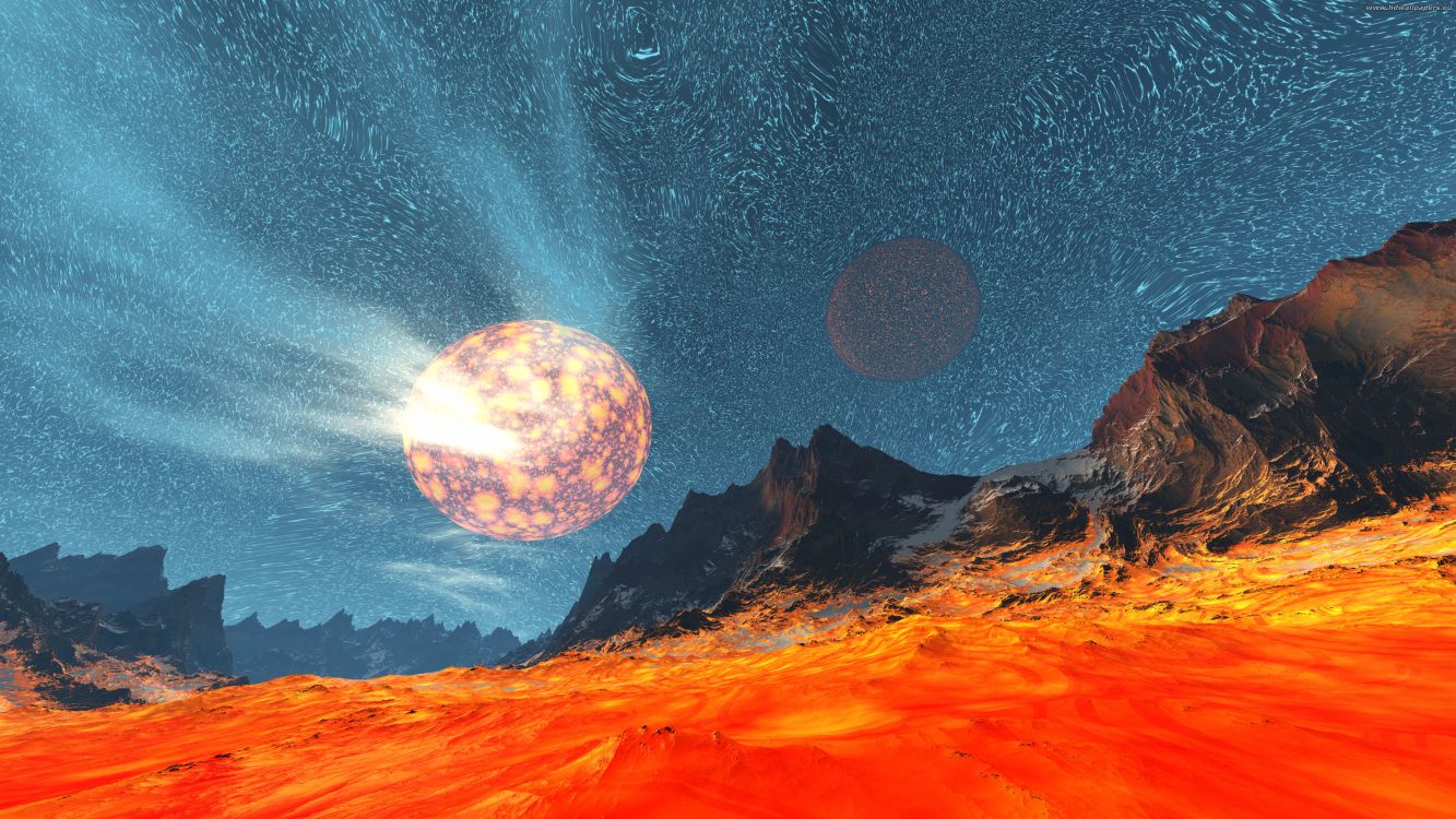 科幻小说, 性质, 外层空间, 气氛, 这个星球 壁纸 3840x2160 允许