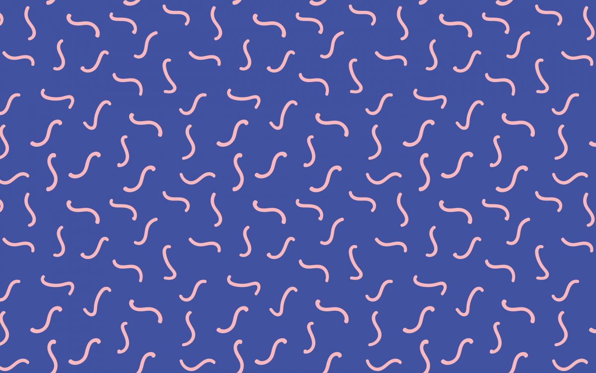 Illustration de Coeurs Bleus et Blancs. Wallpaper in 2880x1800 Resolution