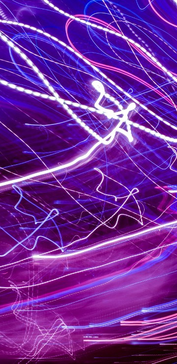 Image purple and white light digital wallpaper