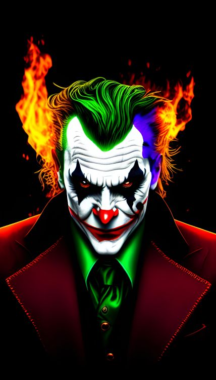 Joker, Dessin, Graphisme, Costume, Art. Wallpaper in 2048x3584 Resolution
