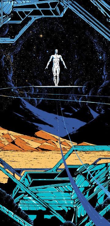 Image kilian eng silver surfer, Silver Surfer, poster, grey matter art, art