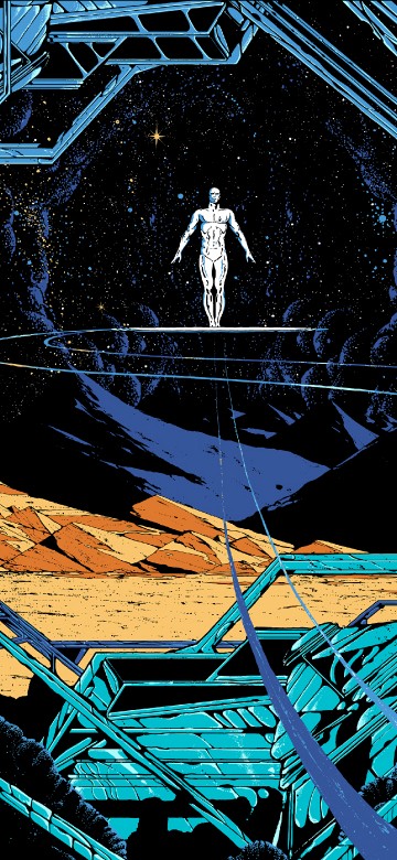 Image kilian eng silver surfer, Silver Surfer, poster, grey matter art, art