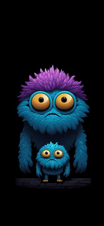 Stofftier, Kunst, Illustration, Grafik-design, Brille. Wallpaper in 1440x3120 Resolution