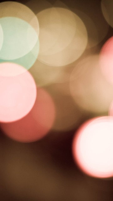 Image red and yellow bokeh lights