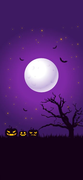 Helloween, Événement, Atmosphère, Objet Astronomique, Purple. Wallpaper in 1420x3073 Resolution