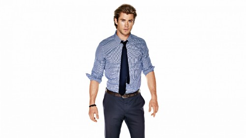 Image chris hemsworth, thor, the avengers, dress shirt, denim