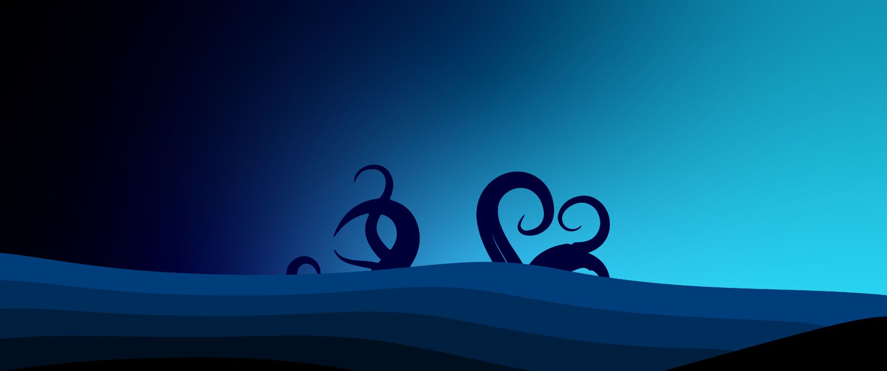 Azure, Aqua, Circulo, Fachada, Gráficos. Wallpaper in 6880x2880 Resolution