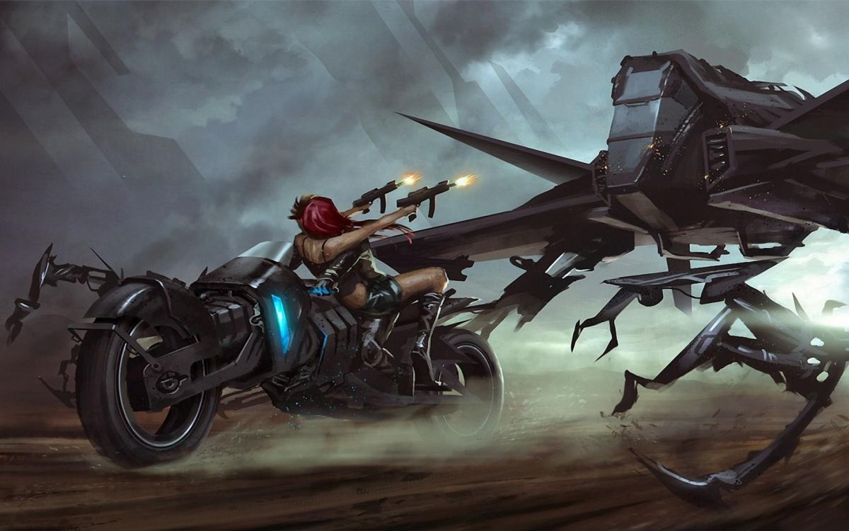 Homme en Costume Rouge et Noir à Cheval Sur un Avion Noir et Vert. Wallpaper in 1920x1200 Resolution