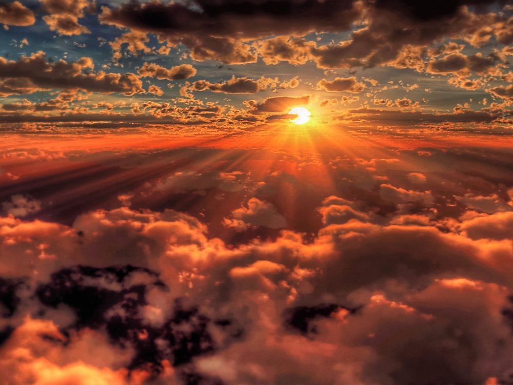 Sonne Tagsüber Von Wolken Bedeckt Sun. Wallpaper in 2667x2000 Resolution