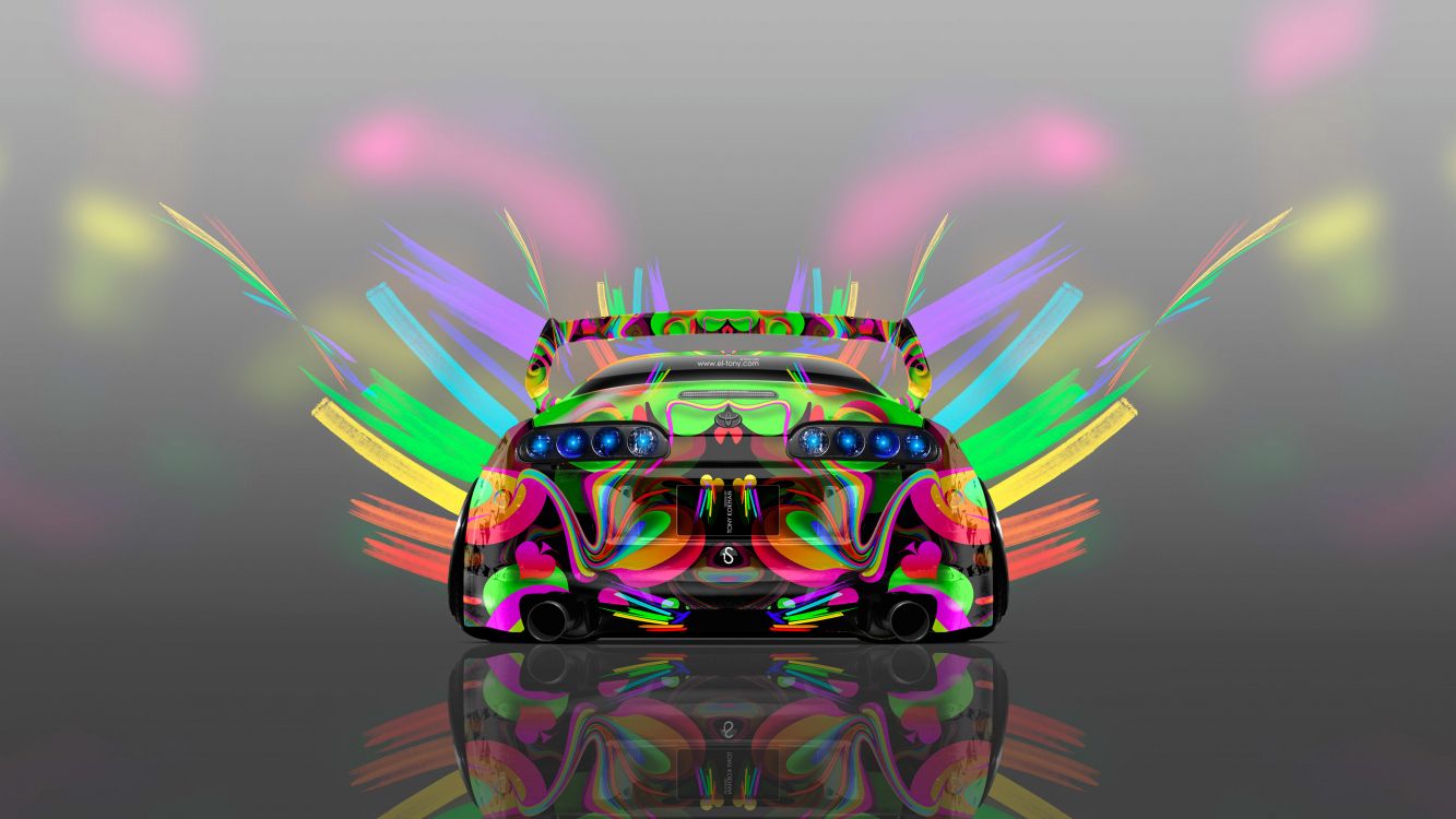 Lumière Led Verte Violette et Rose. Wallpaper in 3840x2160 Resolution