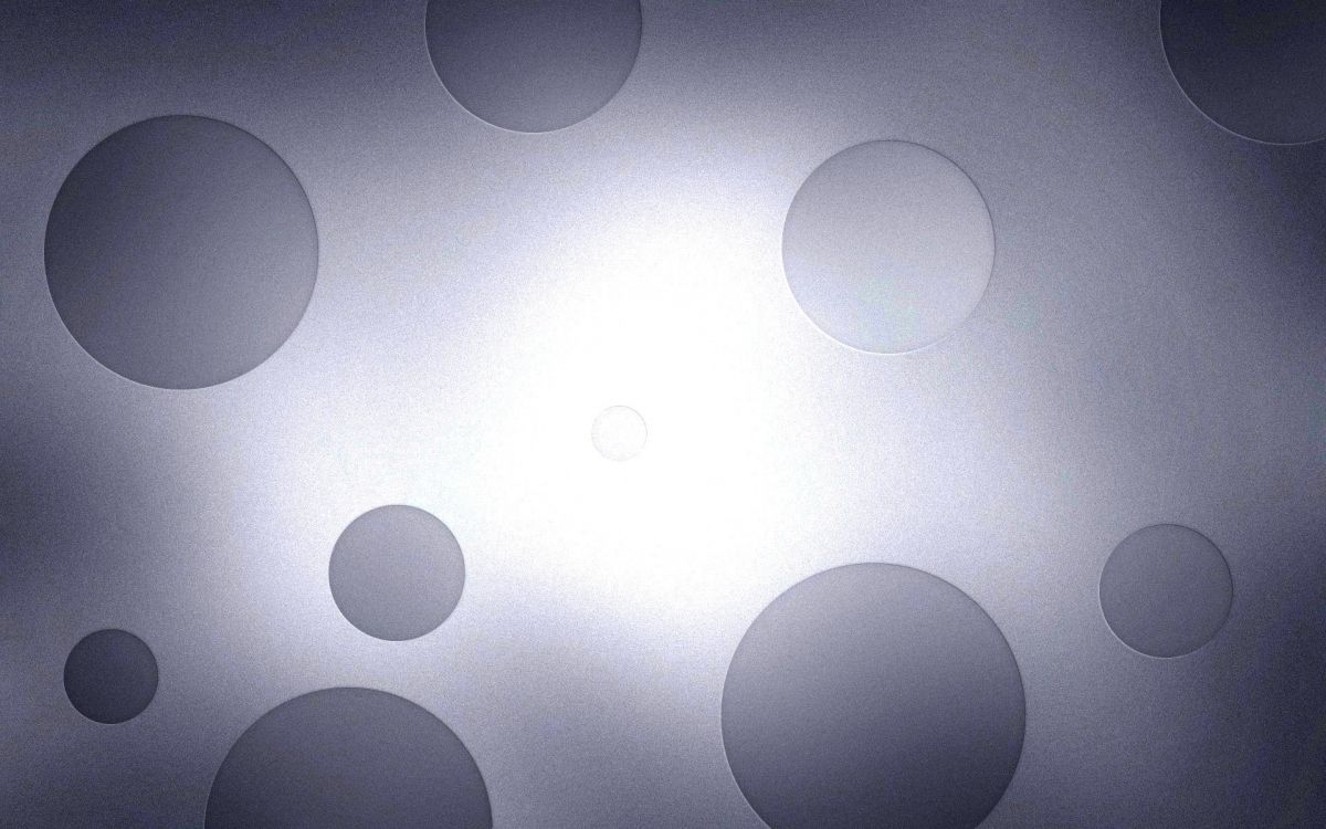 Weißes Und Graues Rundes Licht. Wallpaper in 1920x1200 Resolution