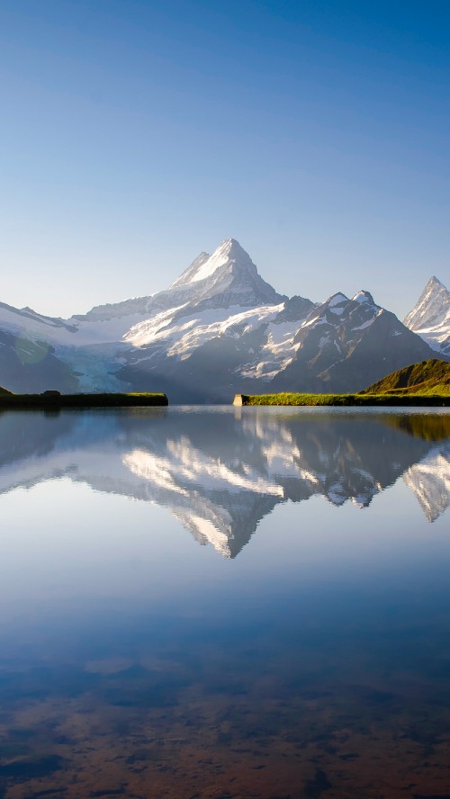 Image mountain, bachalpsee, landscape, schynige platte, mountain range