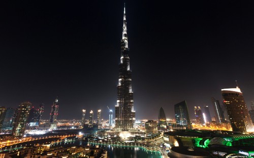 Image city skyline during night time