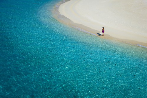 Image people walking on beach during daytime