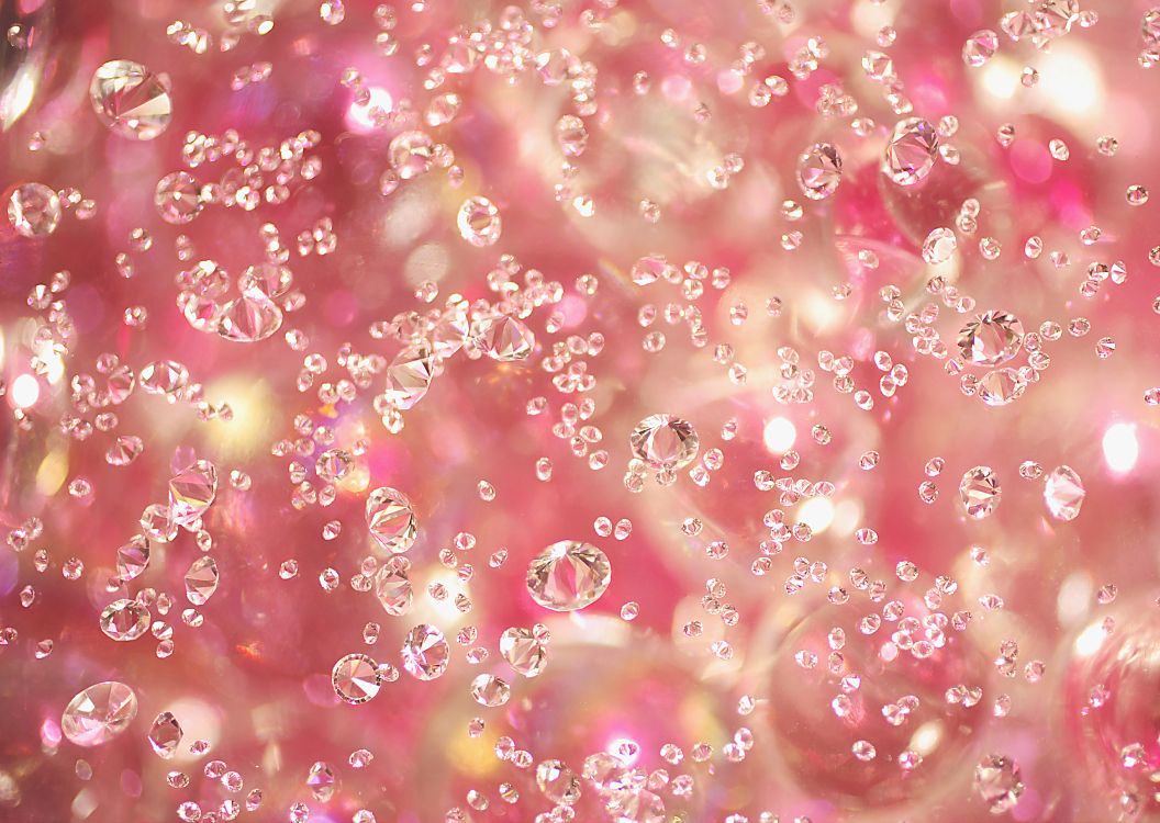 pink and white bubbles in close up photography