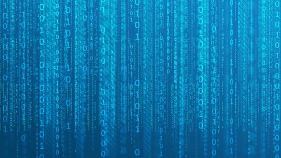 Image teal and black abstract painting