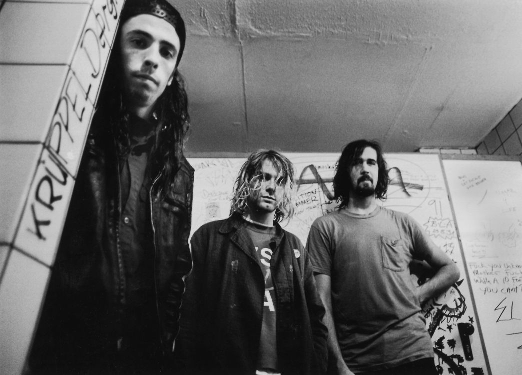 Dave Grohl, Nirvana, Negro, Monocromo, Instantánea. Wallpaper in 7157x5134 Resolution