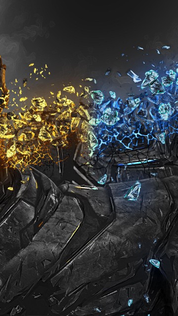 Image darkness, Thanos, art, painting, space