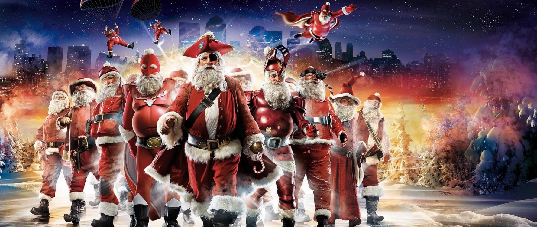 Santa Claus, El Día De Navidad, Piratería, Jack Sparrow, Navidad. Wallpaper in 2560x1080 Resolution