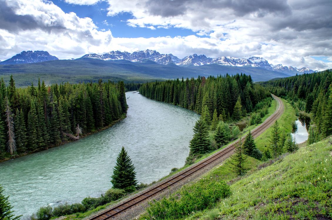 铁路运输, 性质, 荒野, 高地, 水资源 壁纸 2560x1699 允许