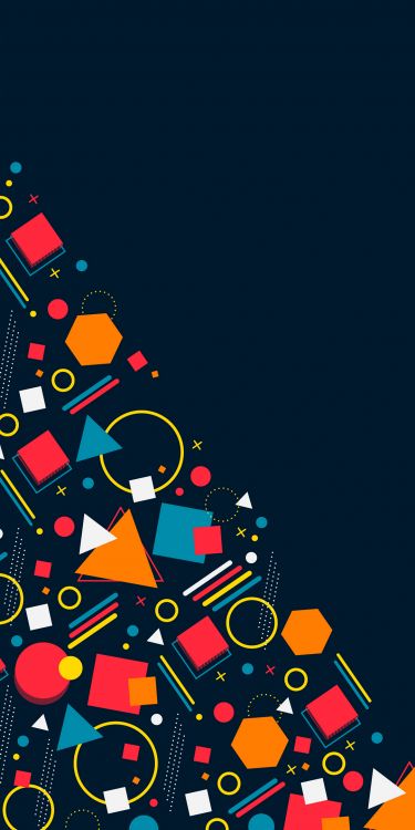 Graphisme, Conception, Art, Triangle, Arbre de Noël. Wallpaper in 1080x2160 Resolution