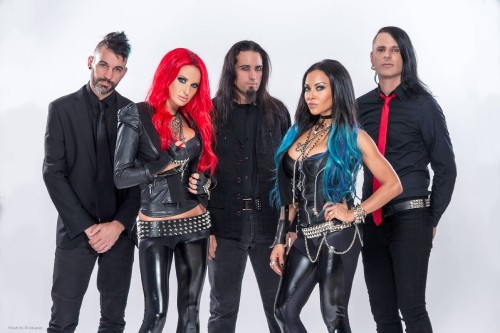 Image social group, Butcher Babies, heavy metal, fashion, Heidi Shepherd