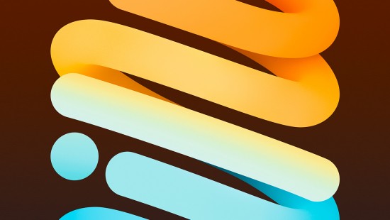 Image iPad Mini Stock Wallpaper in 4K Resolution (Starlight) – Light (for iPhone)