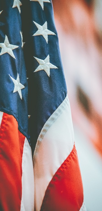 Image blue white and red star flag