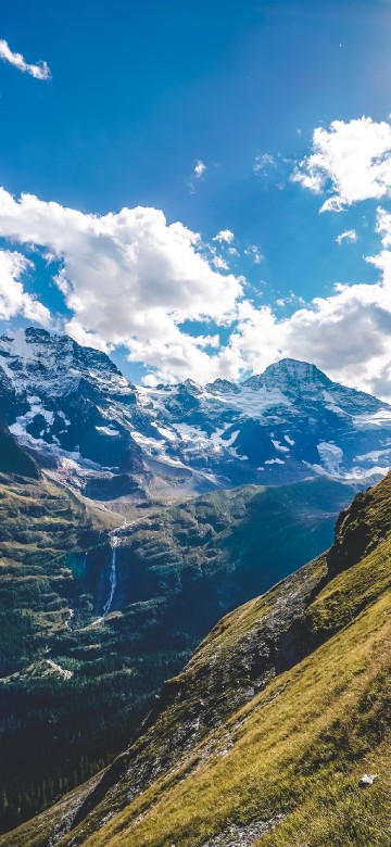 Image Bernese Alps, swiss alps, mountainous landforms, mountain, mountain range