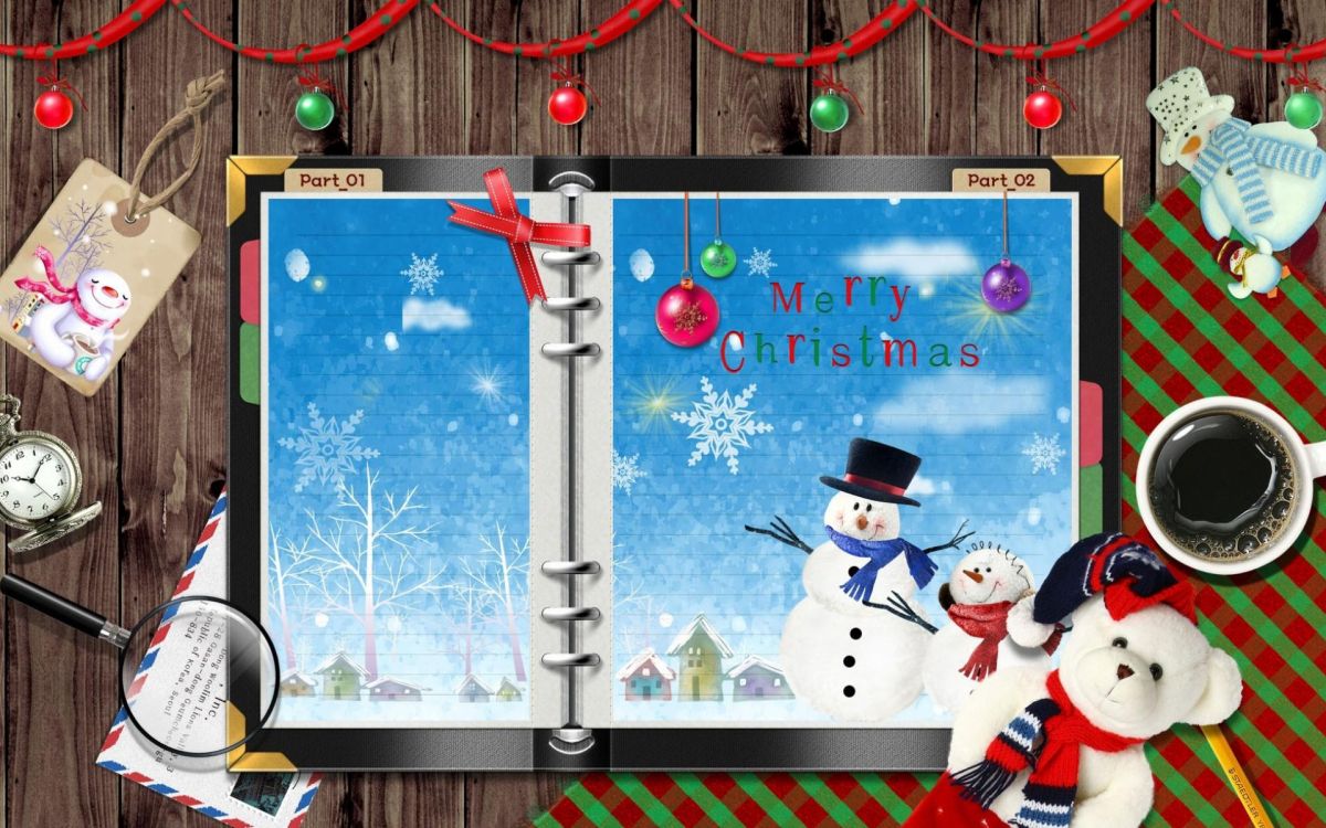 Décoration de Noël, Espace, Carte de Noël, Souhait. Wallpaper in 1920x1200 Resolution