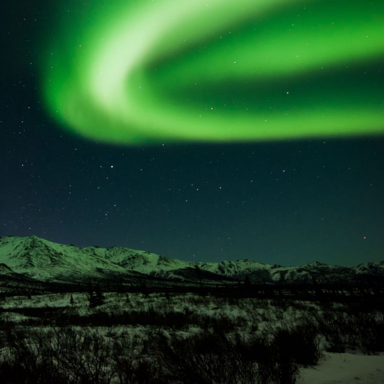 midnight, night sky, light, nature, aurora