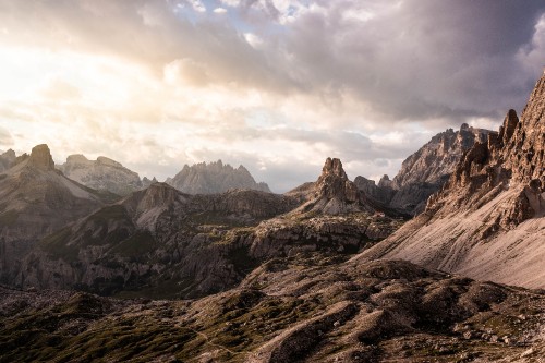 Image cloud, mountain, natural landscape, highland, bedrock