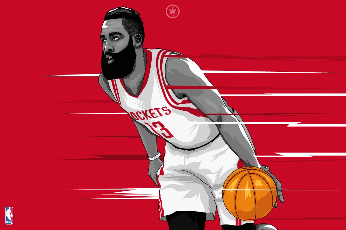 Mann im Weißen Trikothemd Mit Basketball. Wallpaper in 14400x9600 Resolution